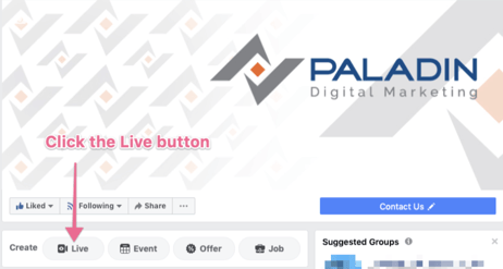 Financial Advisors use facebook live 1 www.paladindigitalmarketing.com