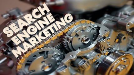 search engine optimization depicted by an image of gears working in unison