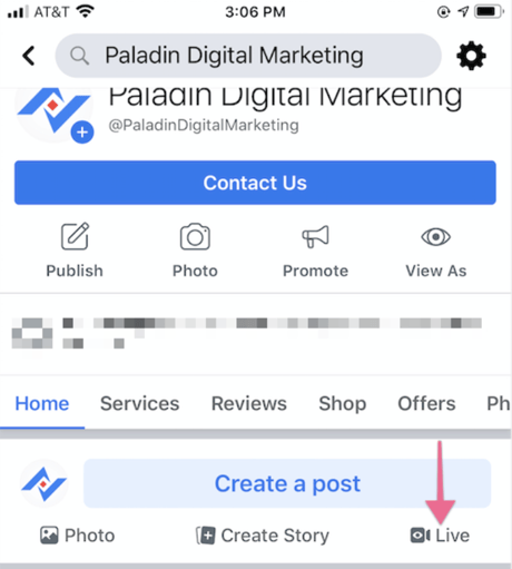 www.paladindigitalmarketing.com facebook live 3