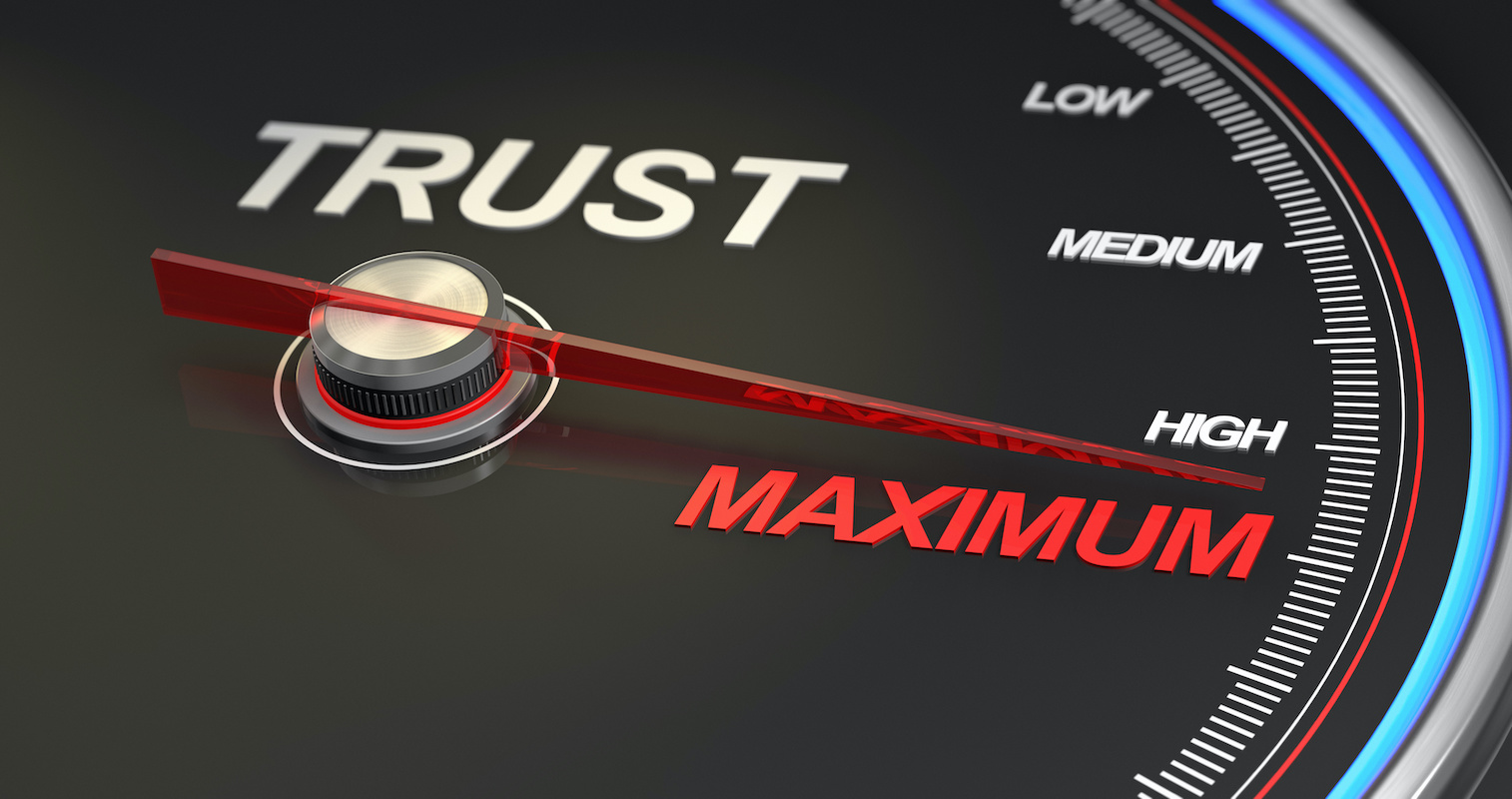 gauge measuring trust